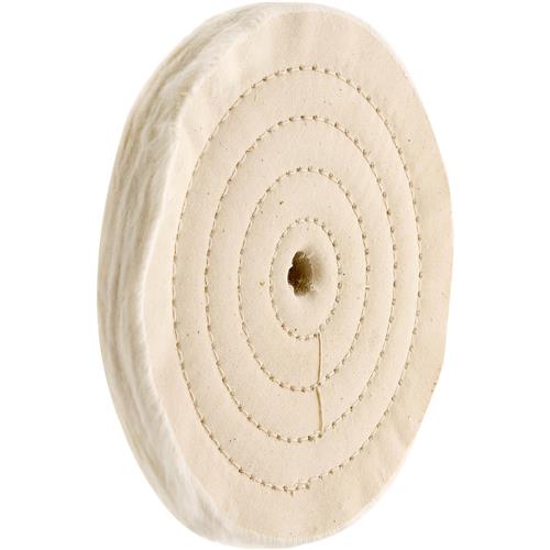 Image for Woodstock D2513 - 6" x 40 Ply x 1/2" Soft Muslin Buffing Wheel, 5,000 RPM