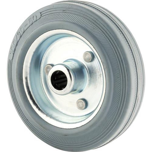 Image for Steelex D2644 - 4" Gray Rubber Tire