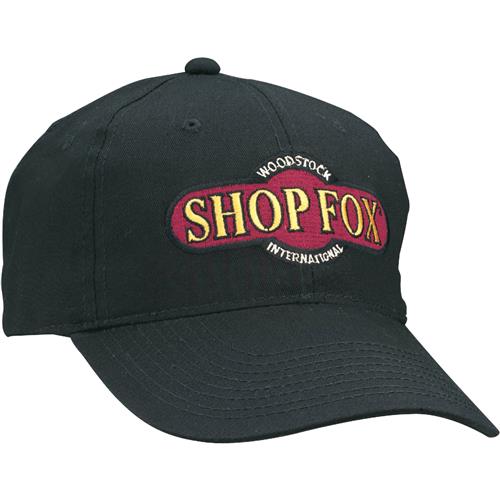 Image for Shop Fox D3048 - Logo Hat - Black