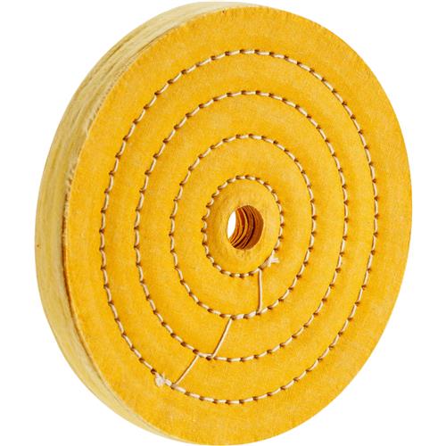 Image for Woodstock D3191 - 6" x 50 Ply x 5/8" Loose Muslin Hard Buff Wheel, 4,000 RPM