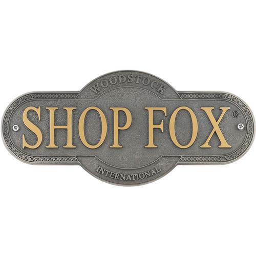 Image for Woodstock D3375 - Shop Fox Nameplate - Small