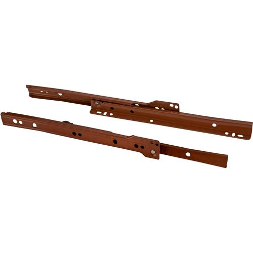 Image for Steelex D4303 - 10" European Style Self-Closing Drawer Slide, Brown pack of two