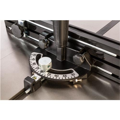 Miter Gauge with Extendable Aluminum Fence at