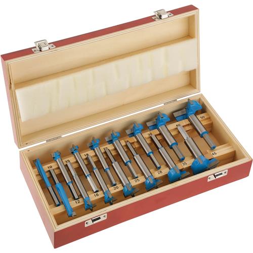 Image for Roman Carbide DC1920 - 15 Pc. Carbide Forstner Bit Set, 10mm - 50mm