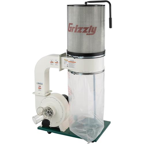 Image for Grizzly G0548ZP - 2 HP Canister Dust Collector w/Aluminum Impeller