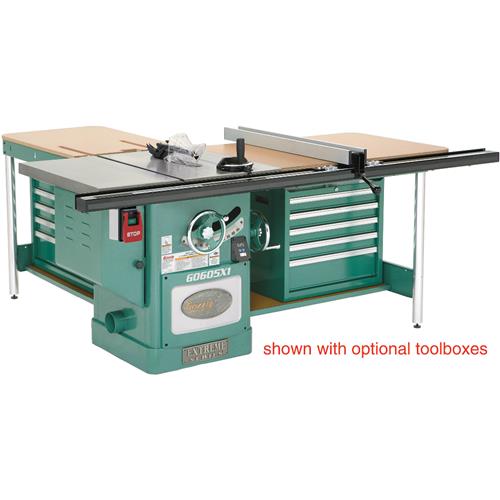 12 5 Hp 220v Extreme Table Saw At Grizzly Com 5 Hp 220v Extreme Table Saw At Grizzly, What Size Bench For 78 Inch Table Saw