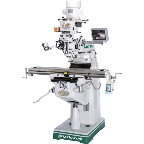 Image for 9" x 49" Vertical Mill with Power Feed and DRO