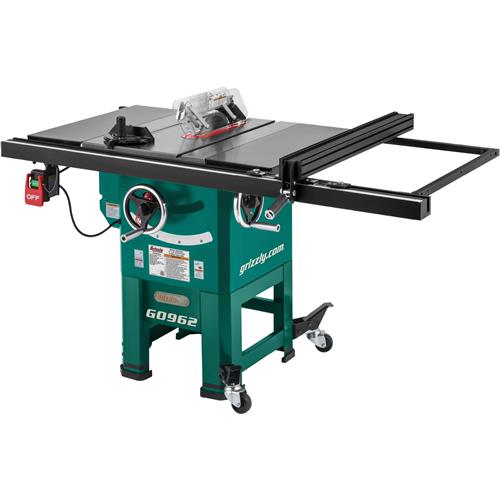 Image for Grizzly G0962 - 10" 2 HP Open-Stand Hybrid Table Saw