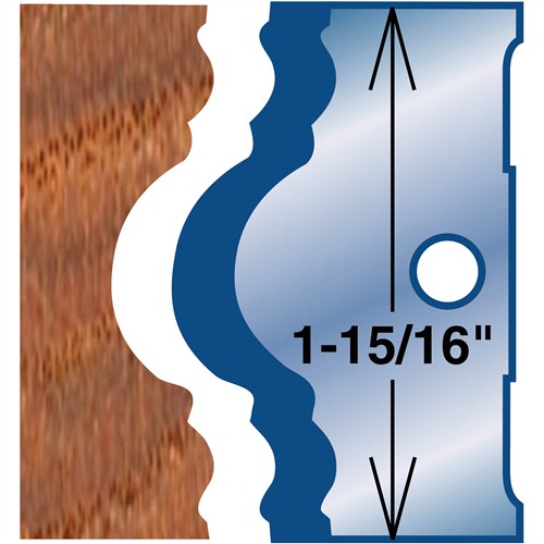Image for Grizzly G4544 - Moulding Knife - Chair Rail