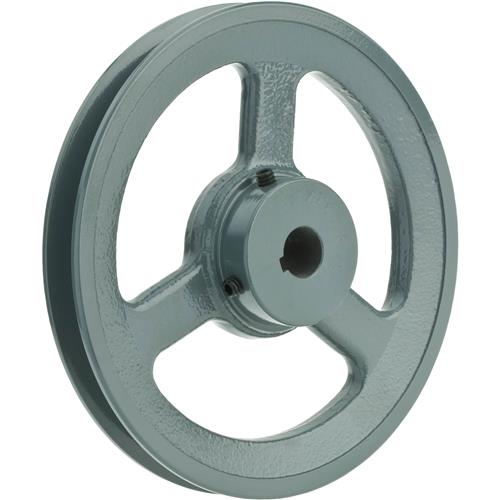 Image for Grizzly G5437 - Single V-Groove Pulley - 6" Pitch Dia., 5/8" Bore
