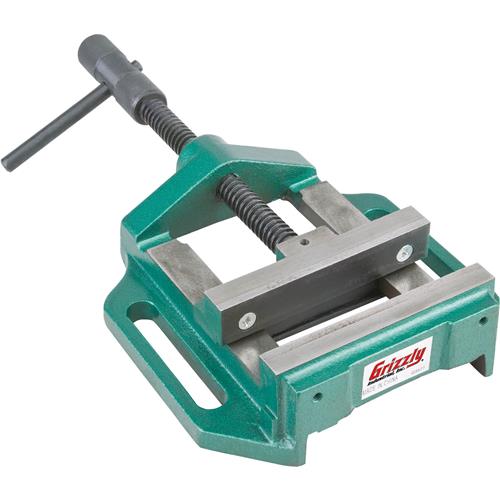 Drill Press Vise 5" with Quick Turning Knurled Handle Grizzly