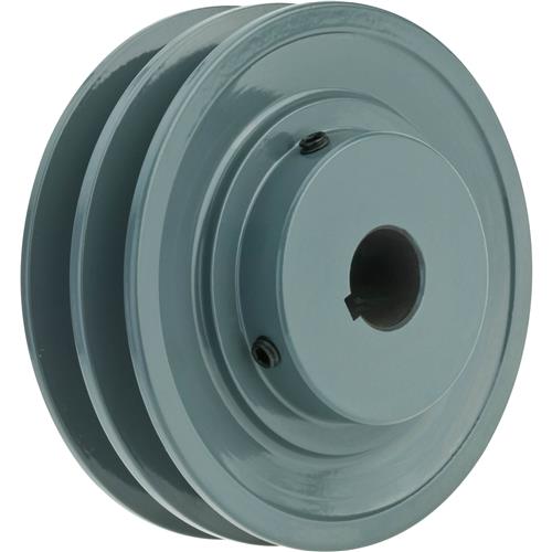 Image for Grizzly G6270 - Double V-Groove Pulley  4-1/4" Pitch Diameter 3/4" Bore