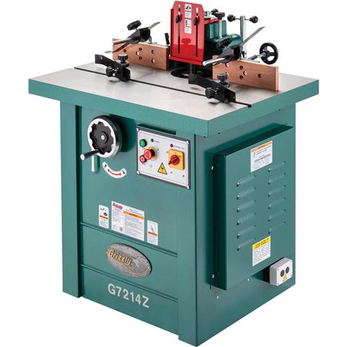 Grizzly G7214Z - 7-1/2 HP 3-Phase Spindle Shaper - Grizzly
