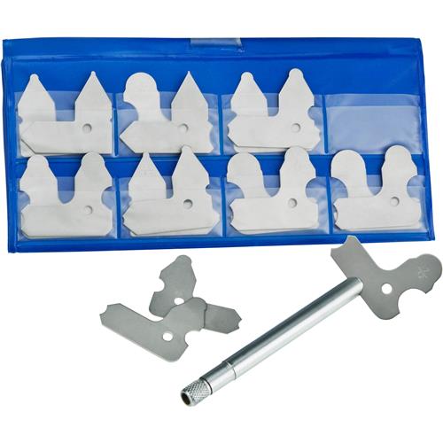 Image for Grizzly G9613 - 17 pc. Radius Gauge Set