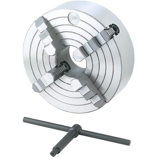 Image for Grizzly G9864 - 3" 4-Jaw Plain Back Independent Chuck