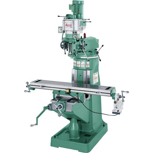 Image for Grizzly G9902 - 9" x 49" Vertical Mill w/ Power Feed & Single-Phase