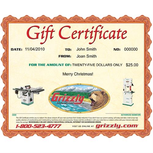 Image for Gift Certificate
