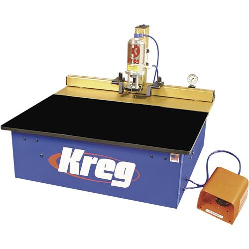 1Spindle Table Pneumatic Pocket Hole Machine Grizzly Industrial