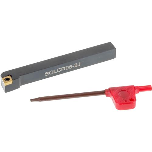 Image for Grizzly T10843 - Turning Toolholder SCLCR 3/8" x 3-1/2", 5-Deg. Cutting Angle, RH