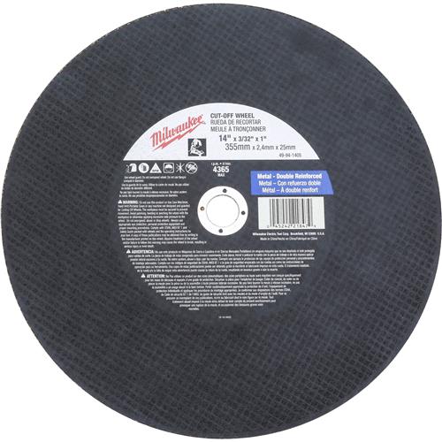 Image for Milwaukee T27747 - A/O Cut-Off Wheel Type 1, 14" x 3/32" x 1", 36 Grit