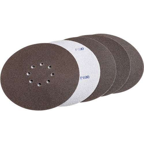 87/8" A/O Drywall Sanding Disc, 100 Grit H&L 8 Hole, 5 pk. Grizzly Industrial