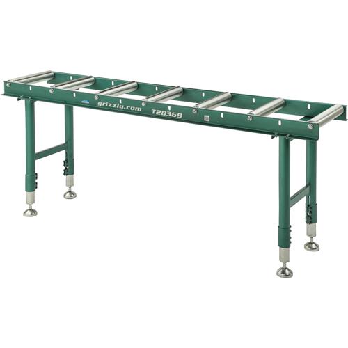 Image for Grizzly T28369 - 14" x 78" Heavy-Duty Roller Table