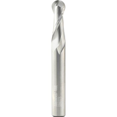 Image for Southeast Tool T30912 - Solid Carbide CNC Round Nose Upcut Bit, 3/8" Shank, 3/8" Dia.