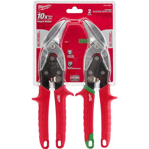 Image for Milwaukee T31111 - 2pc Offset Aviation Snip Set