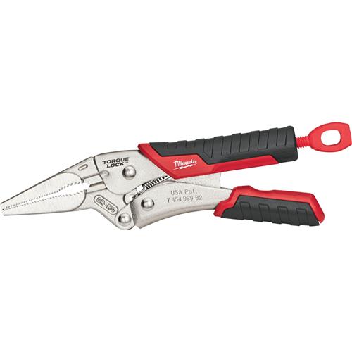 Image for Milwaukee T31243 - 6" TORQUE LOCK Long Nose Locking Pliers with Grip