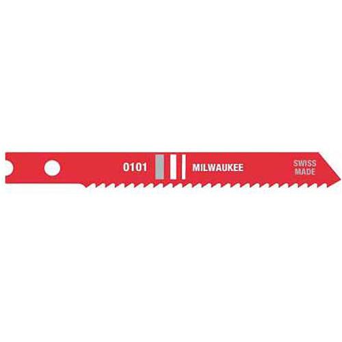 Image for Milwaukee T31425 - 2-3/4" 24TPI U-Shank HSS Metal Cutting Jigsaw Blade, 5 pk.