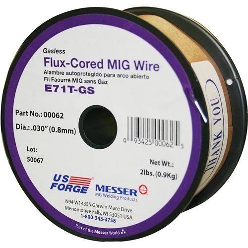 Image for U.S. Forge T31740 - .030" E71T-GS Flux Cored Wire - 2 lb.