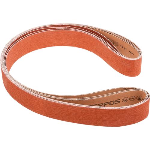 Image for Grizzly T32053 - 2" x 72" Ceramic Sanding Belt, 120 Grit, 5 Pk.