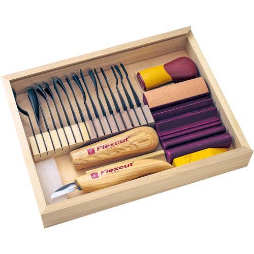 Image for Flexcut T32665 - 21 Pc. Deluxe Starter Set