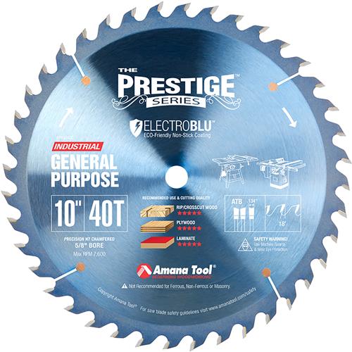 Image for Amana T32902 - 10" x 5/8" x 40T ATB General Purpose Saw Blade