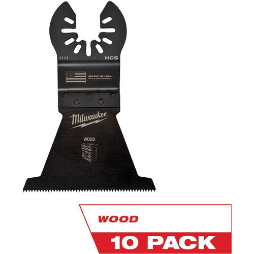 Image for Milwaukee T33107 - 2-1/2" HCS Wood Oscillating Multi-Tool Blade, 10 Pk.