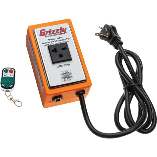 Image for Grizzly T33310 - 240V Dust Collection Remote