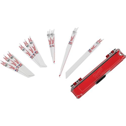 Image for Milwaukee T33408 - SAWZALL Standard Metal and Wood Blade Set - 10 Pc