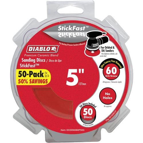 Image for Diablo T33531 - 5" 60 Grit (Ultra Coarse) ROS StickFast™ Discs 50 Pk