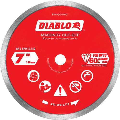 7" Diamond Wet Saw Blade Grizzly Industrial