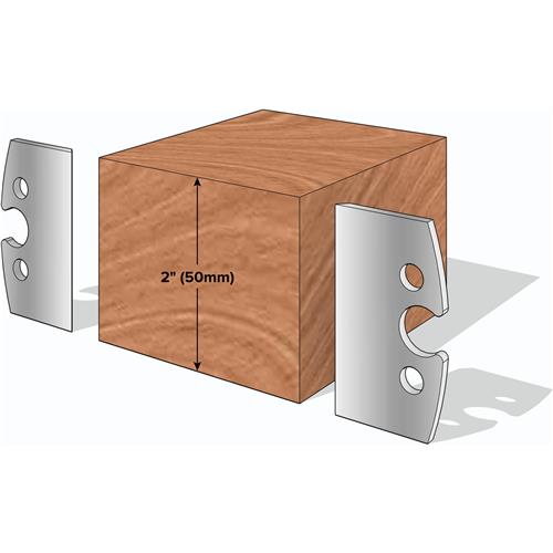 Image for Grizzly T34175 - 2" Straight-Edge Side Planer Knives, 2-Pk.