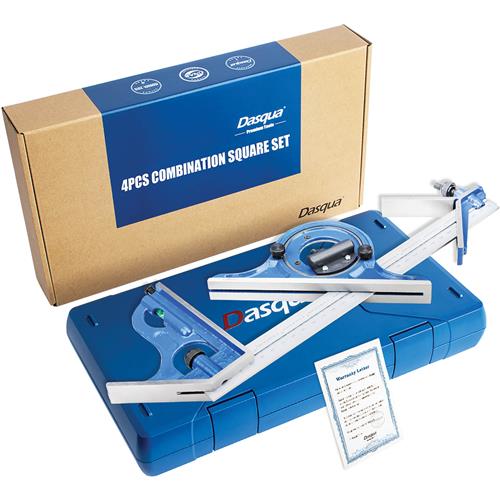 Image for Dasqua T34493 - 12" 4-Pc. Combination Square Set