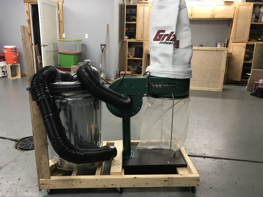 1 HP Dust Collector Grizzly Industrial